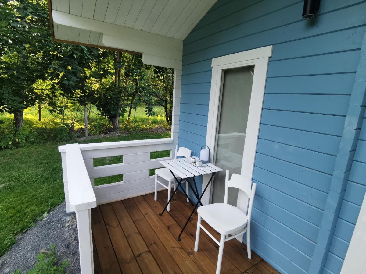 Domek Caloroczny Na Wylacznosc Niebieska Osada Nad Gorskim Potokiem Stary Waliszow Exterior photo