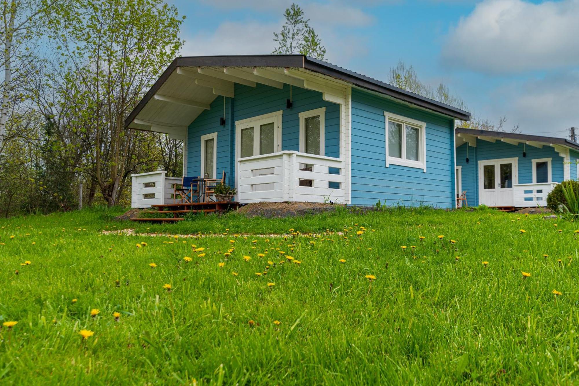 Domek Caloroczny Na Wylacznosc Niebieska Osada Nad Gorskim Potokiem Stary Waliszow Exterior photo