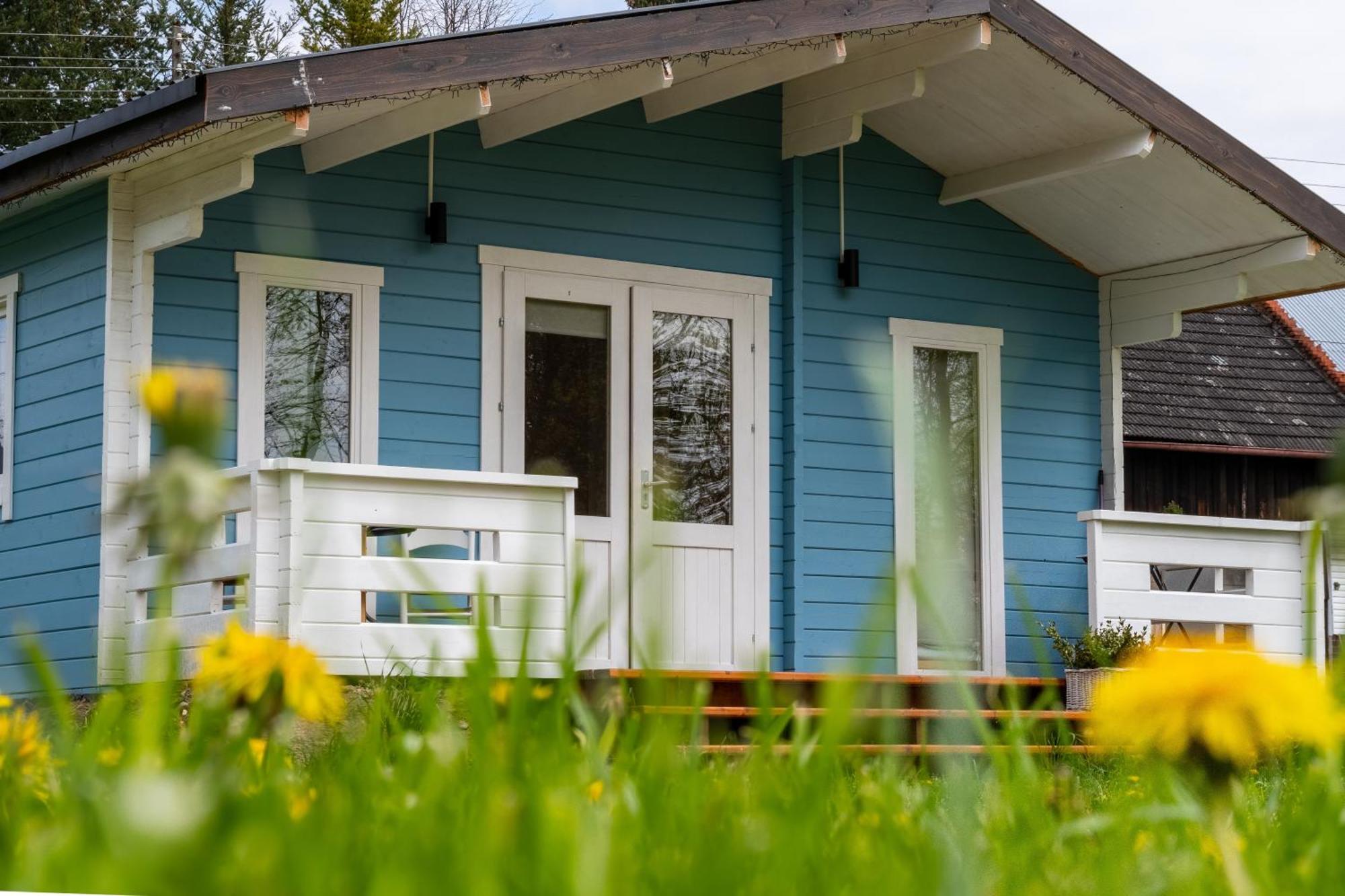 Domek Caloroczny Na Wylacznosc Niebieska Osada Nad Gorskim Potokiem Stary Waliszow Exterior photo